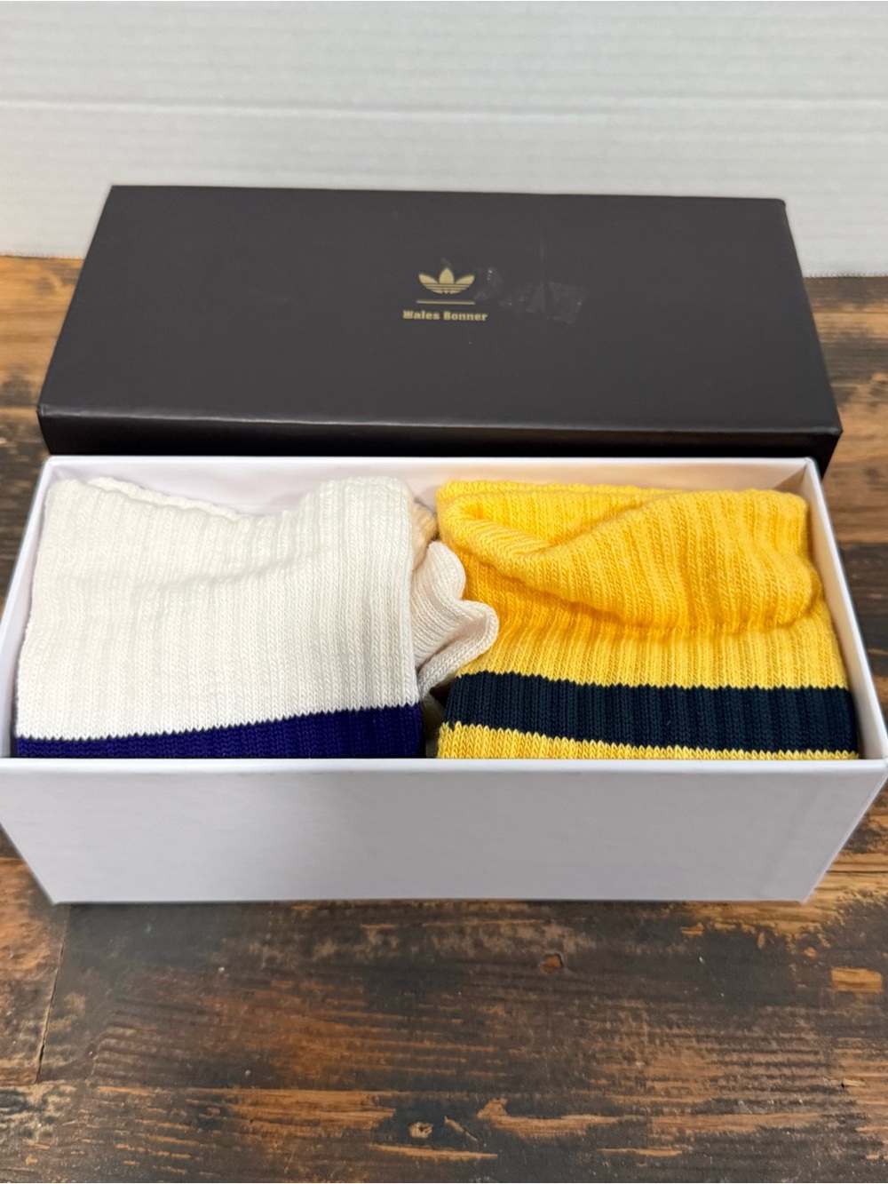 Adidas x Wales Bonner Kareem Abdul Jabar 2 Pack Socks JW1351 SZ M 7-8.5 $80